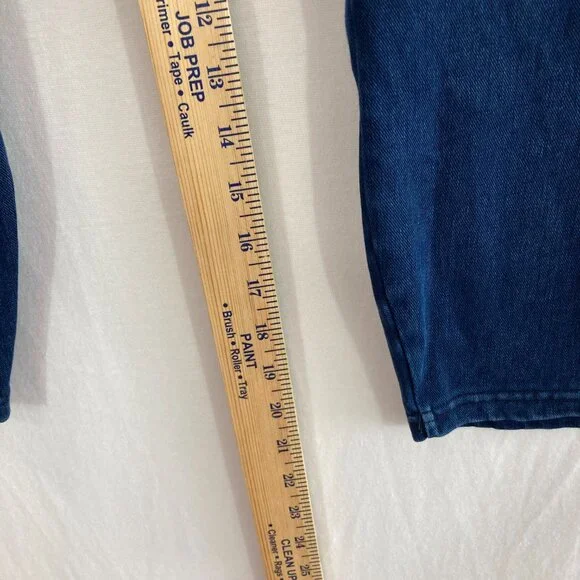 HALARA Dark Blue Denim Capris - Picture 7 of 11